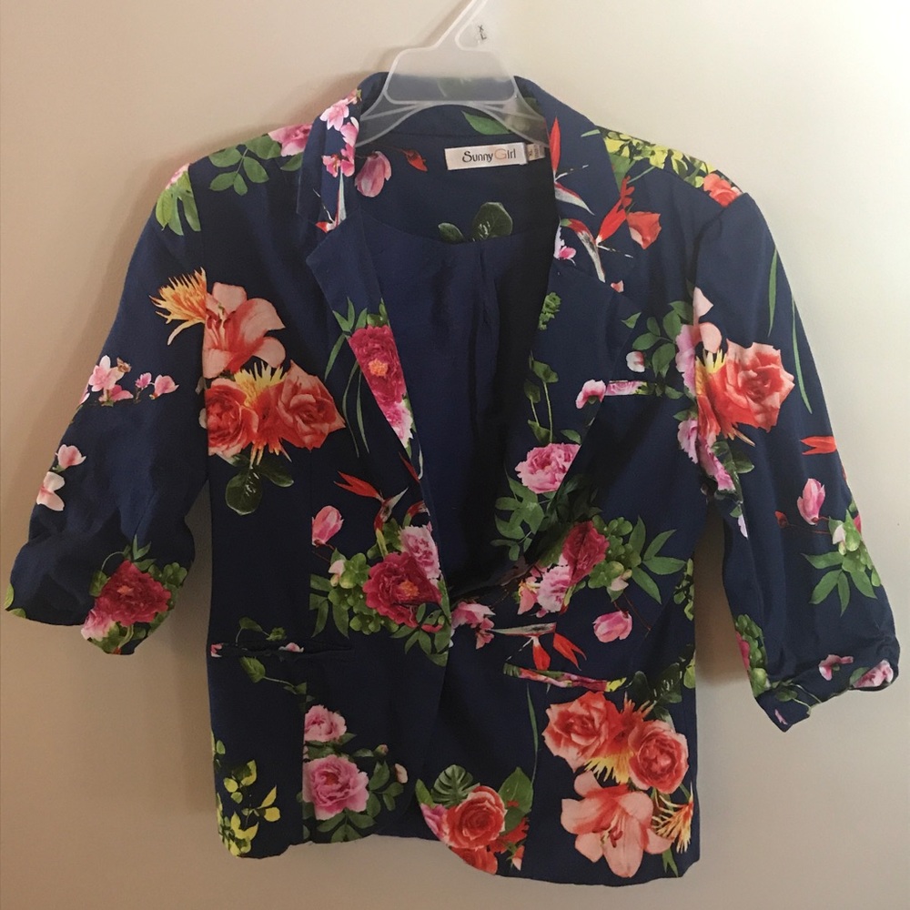 Floral Blazer